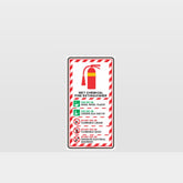 Custom Signs Personalized,Wet Chemical Fire Extinguisher Sign